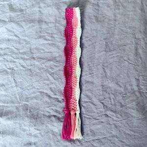 Handmade Crochet Ripples Bookmark